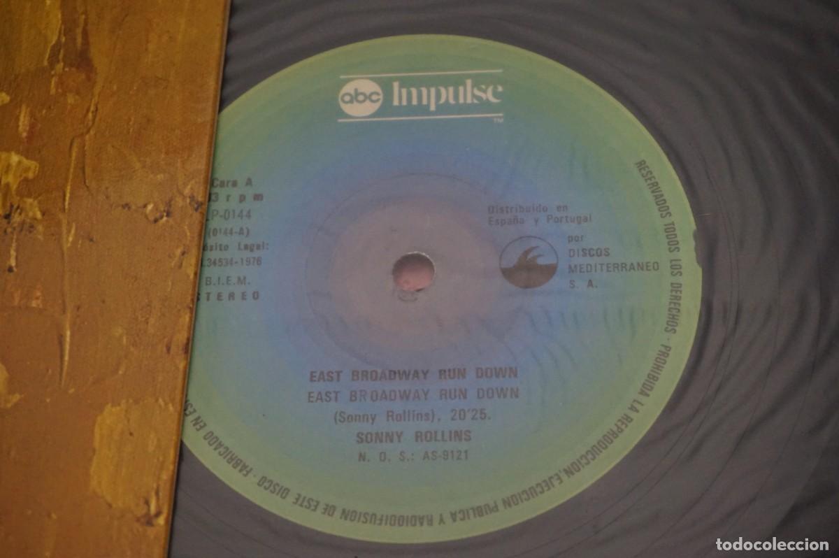 Discos de vinilo: LP - SONNY ROLLINS - EAST BROADWAY RUN DOWN - Foto 4