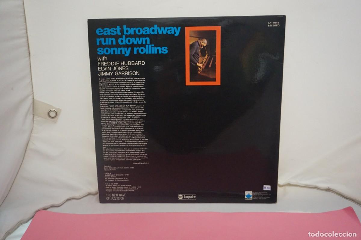 Discos de vinilo: LP - SONNY ROLLINS - EAST BROADWAY RUN DOWN - Foto 5