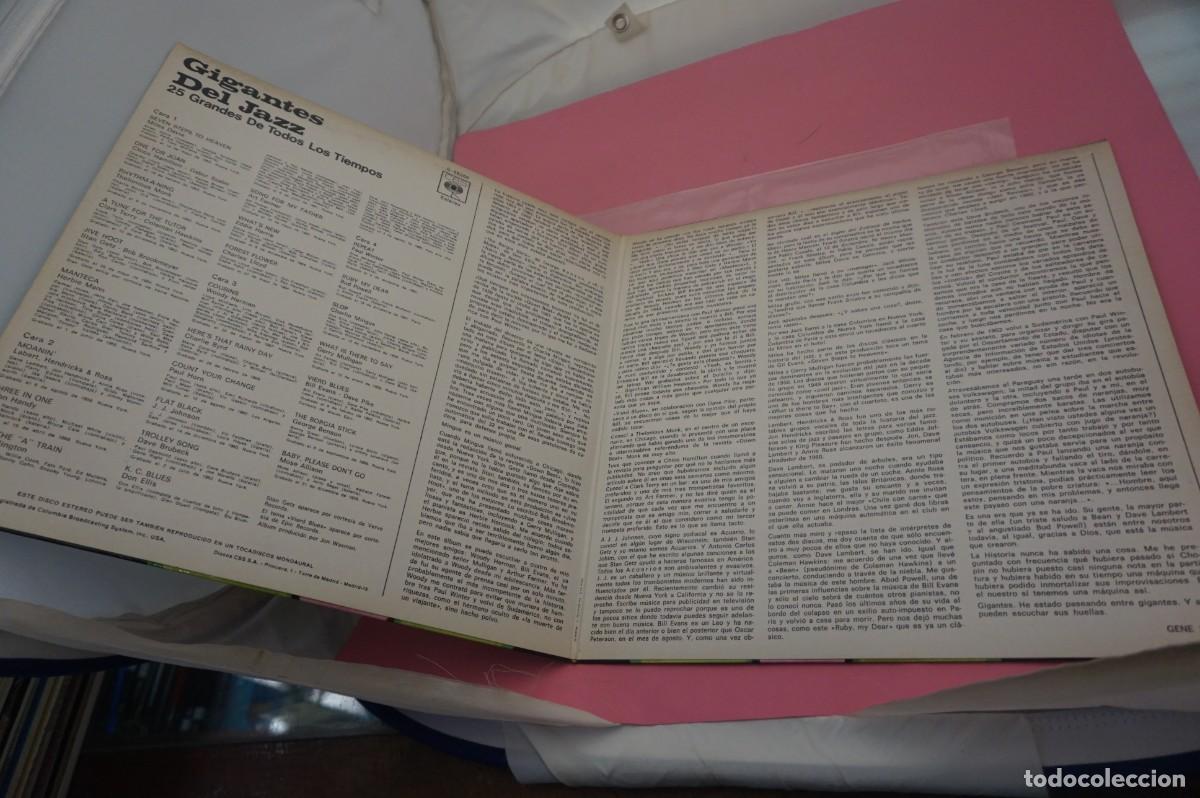 Discos de vinilo: DOBLE LP -GIGANTES DEL JAZZ - - Foto 2