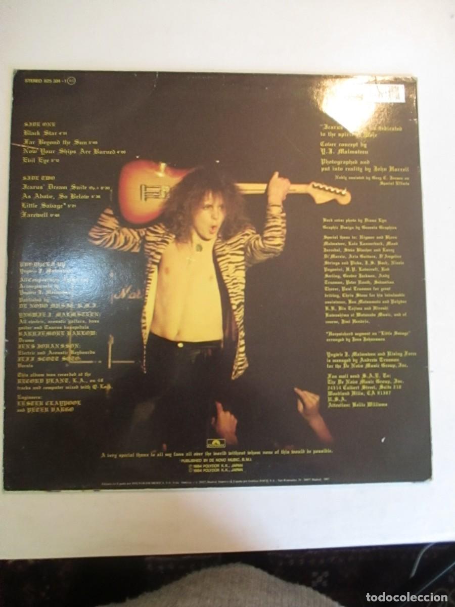Discos de vinilo: UNGMIE J. MALMSTEEN&acute;S Rising Force Z101 - Foto 2