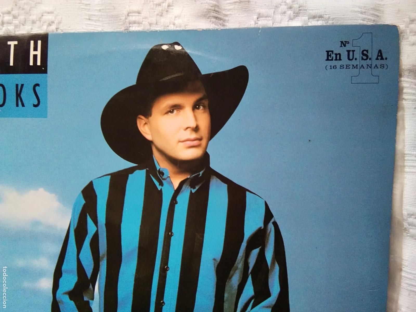 Discos de vinilo: LP GARTH BROOKS ROPIN THE WIND - Foto 2