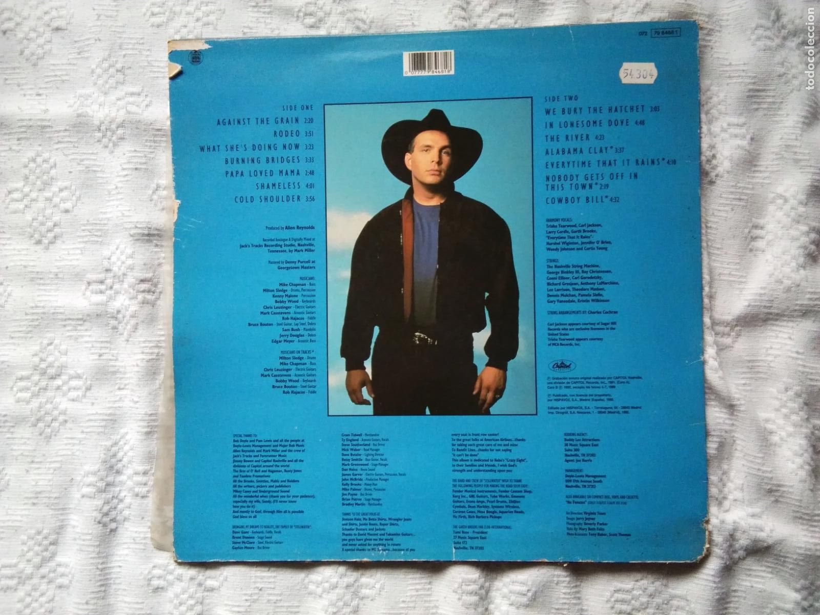 Discos de vinilo: LP GARTH BROOKS ROPIN THE WIND - Foto 6