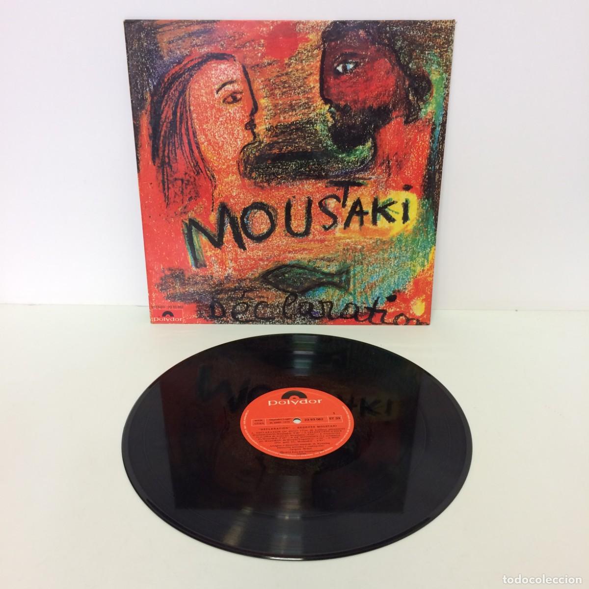 Discos de vinilo: Disco Vinilo: Moustaki - D&eacute;claration - 23 93 062 - Foto 2
