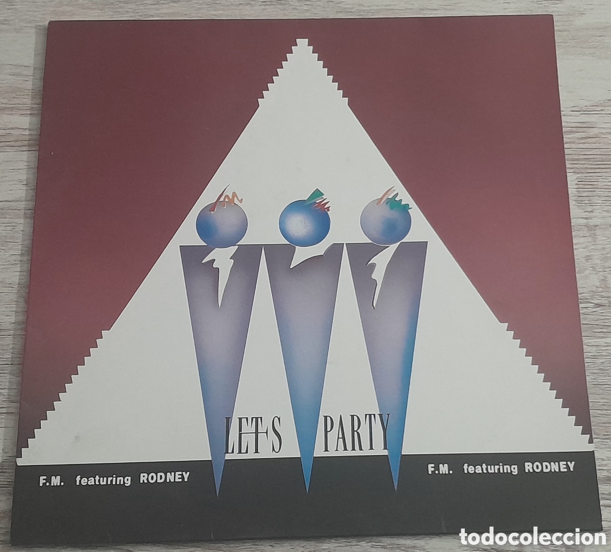 Discos de vinilo: F.M. FEATURING RODNEY - LETS PARTY + ANOTHER PARTY - QUALITY - Foto 1