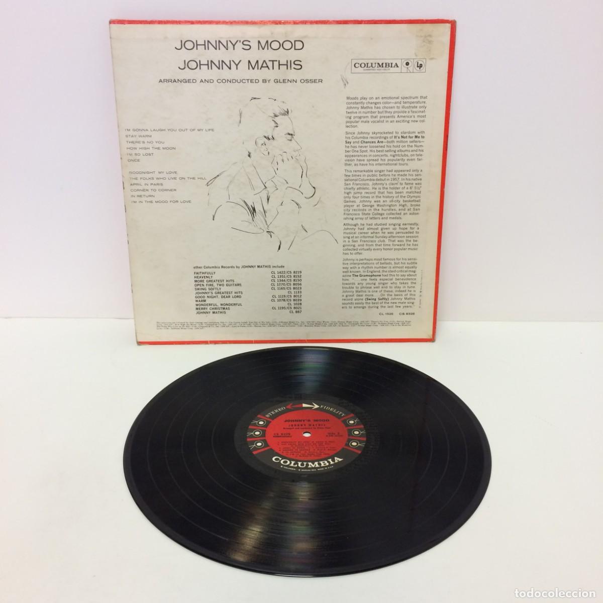 Discos de vinilo: Disco Vinilo: Johnny Mathis &ndash; Johnnys Mood - CS 8326 - Foto 3