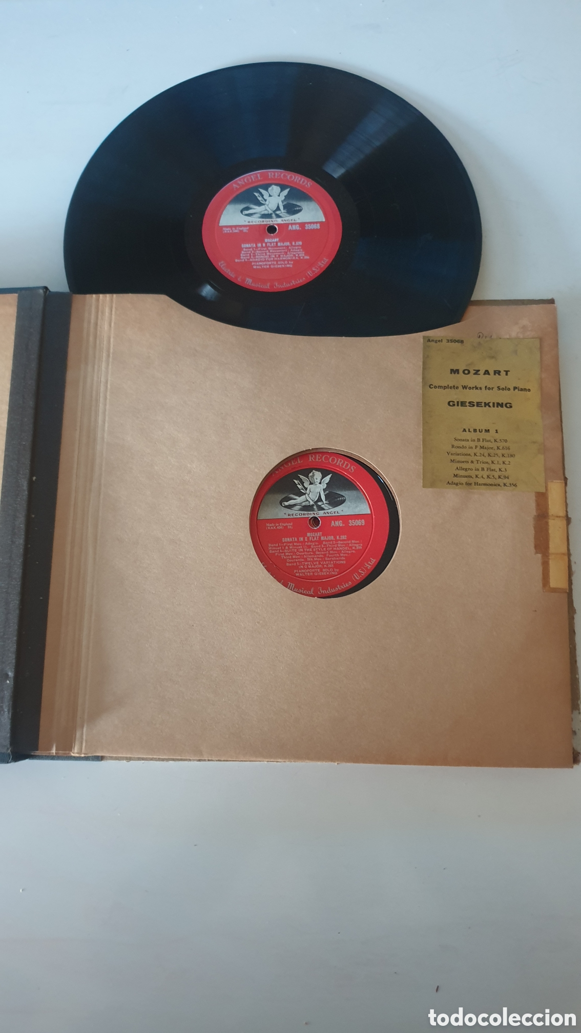 Discos de vinilo: 5 DISCOS MOZART. ANGEL RECORDS.