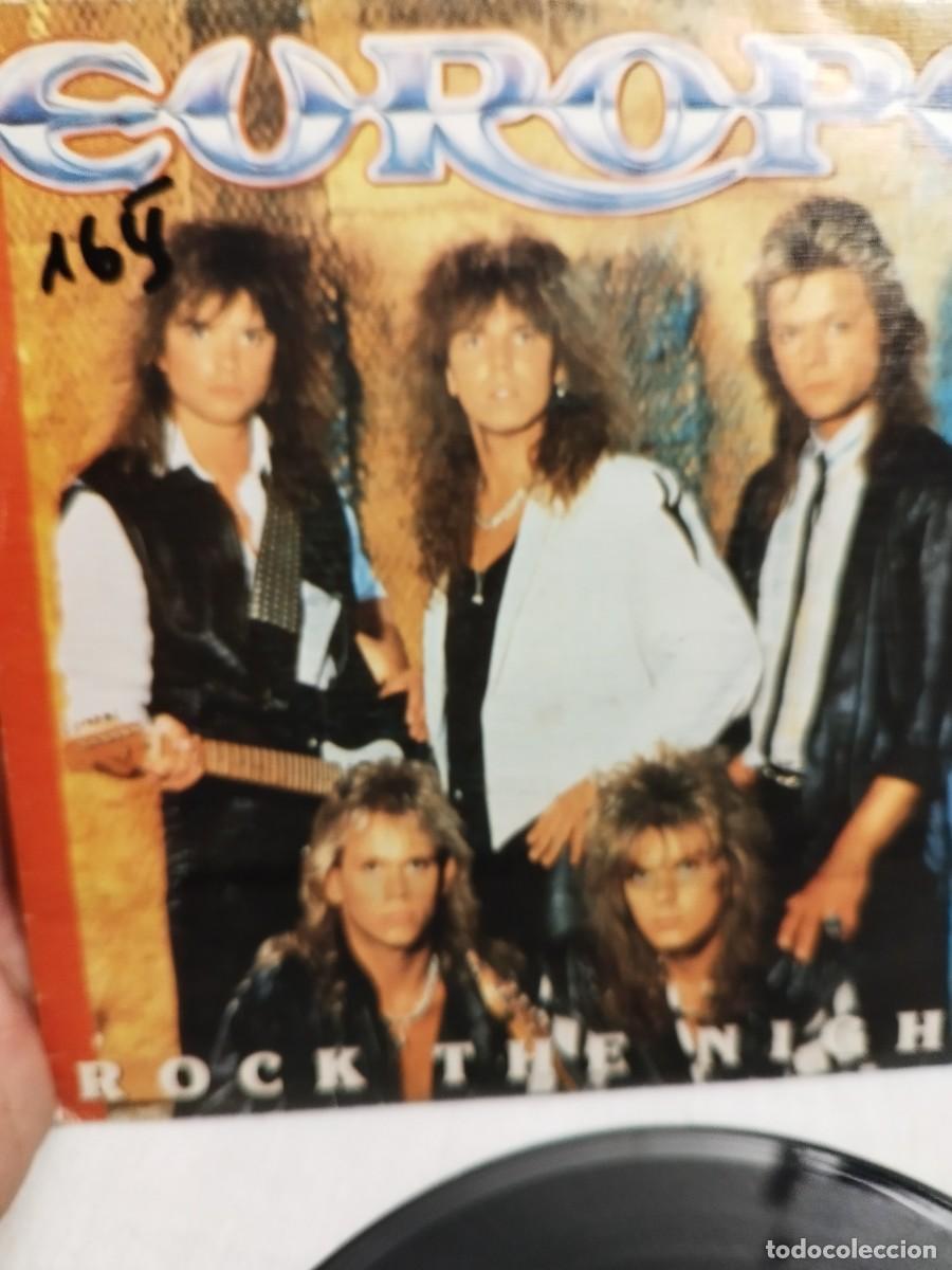 Discos de vinilo: Europe, rock the night. Single 7&rdquo; - Foto 3