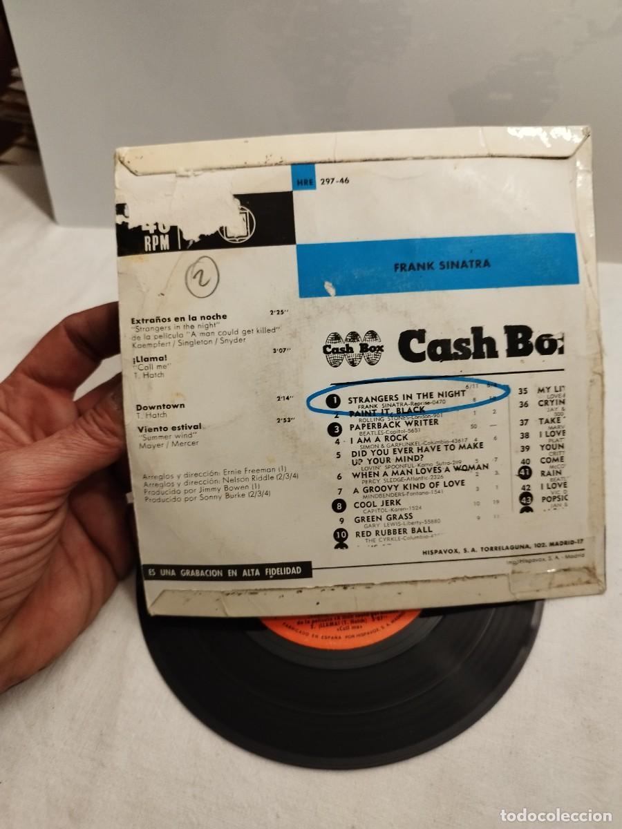 Discos de vinilo: Frank Sinatra, extra&ntilde;os en la noche. Single 7&rdquo; - Foto 6