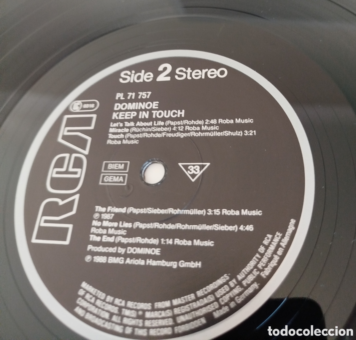 Discos de vinilo: Dominoe&nbsp;&ndash;&nbsp;Keep In Touch - Foto 5