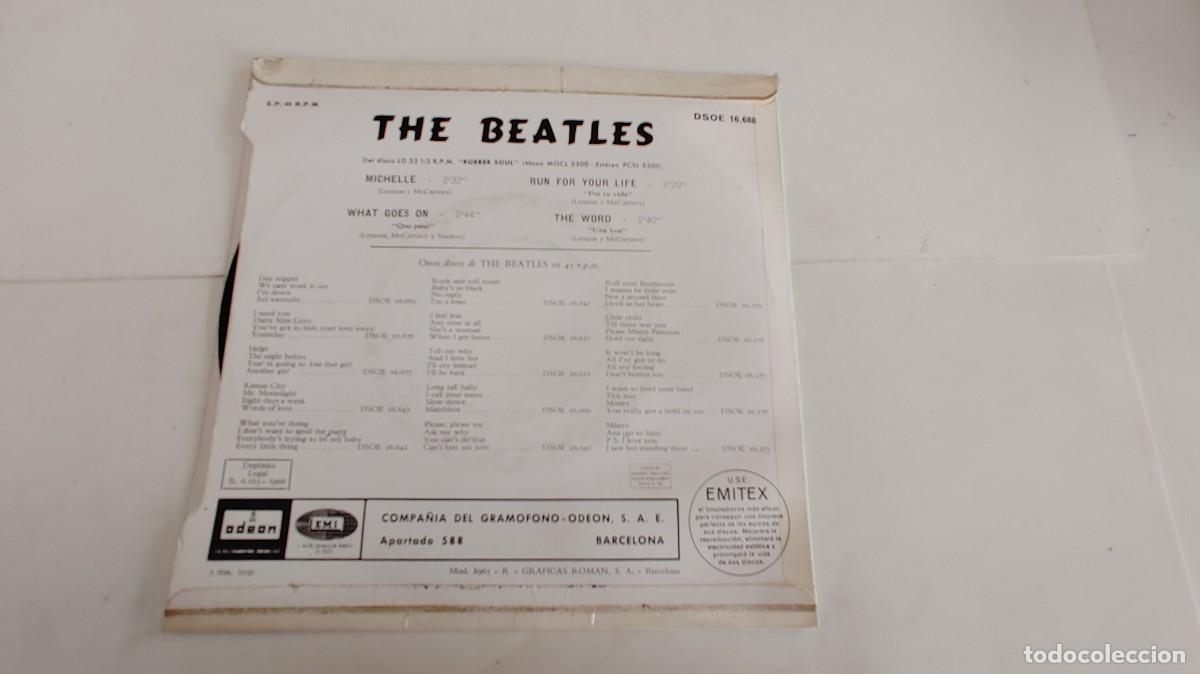 Discos de vinilo: THE BEATLES-EP MICHELLE +3 - Foto 2