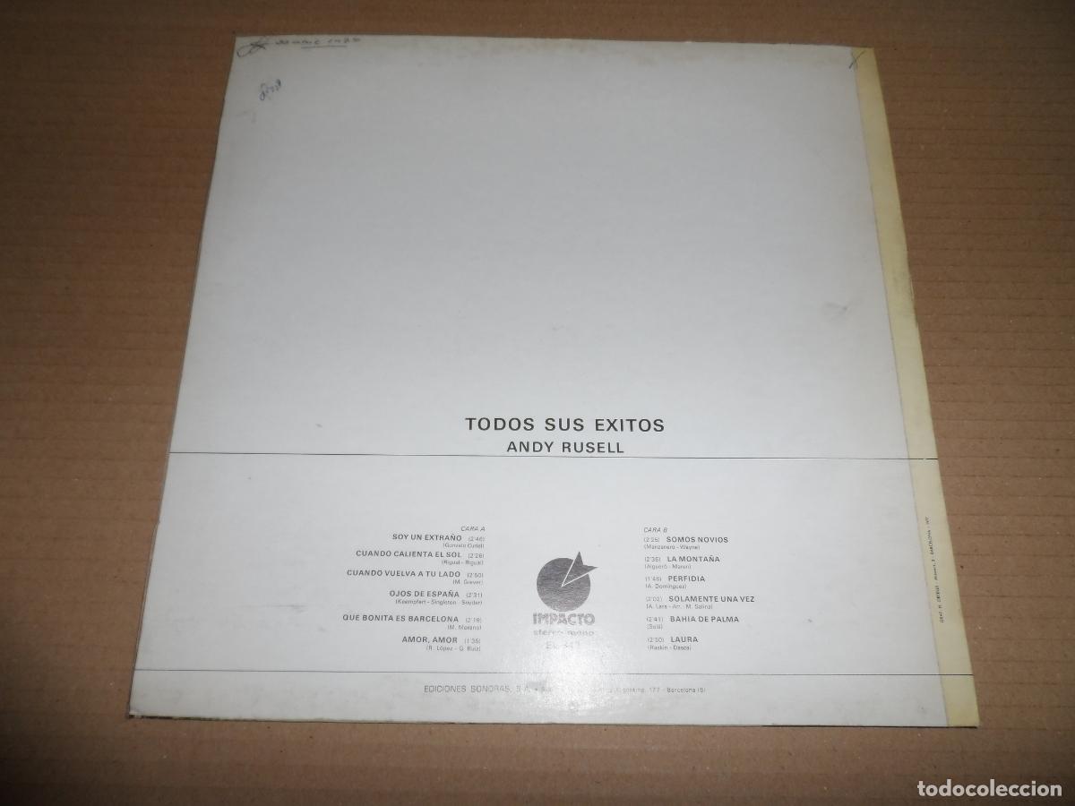 Discos de vinilo: Andy Russell &lrm;&ndash; Todos Sus &Eacute;xitos (SPAIN 1977) - Foto 2