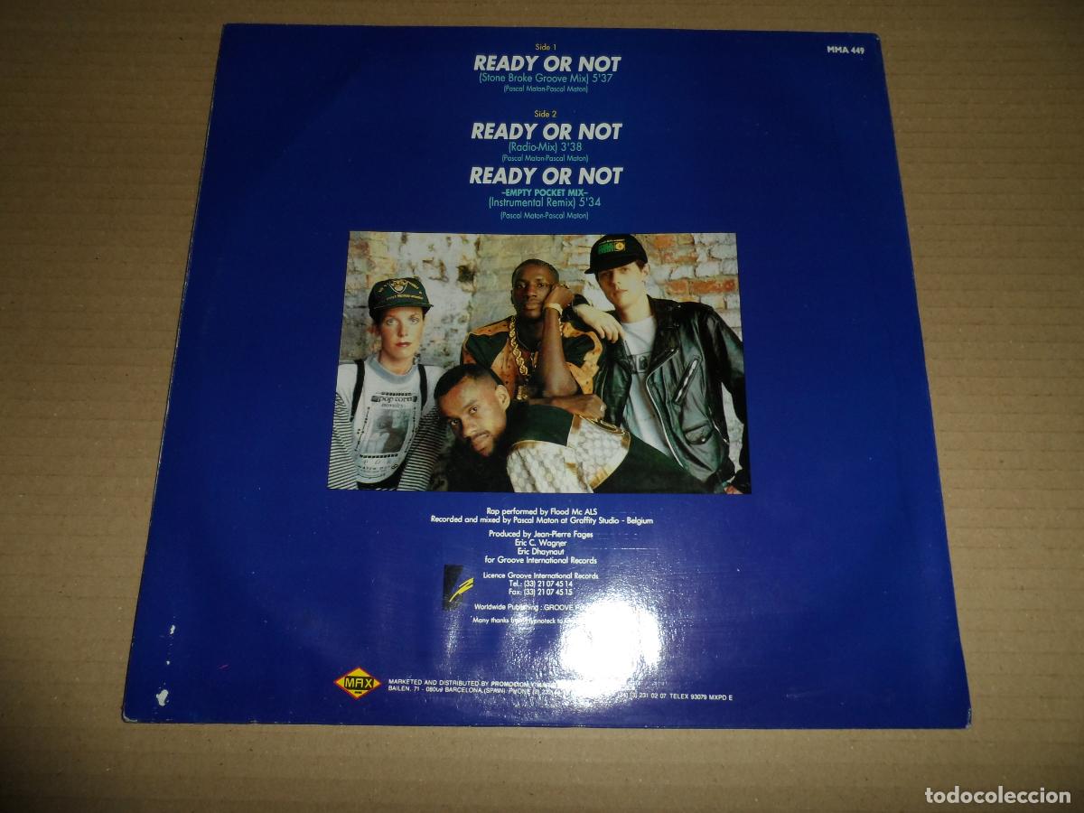 Discos de vinilo: Hypnoteck &ndash; Ready Or Not Remixes (SPAIN 1990) - Foto 2