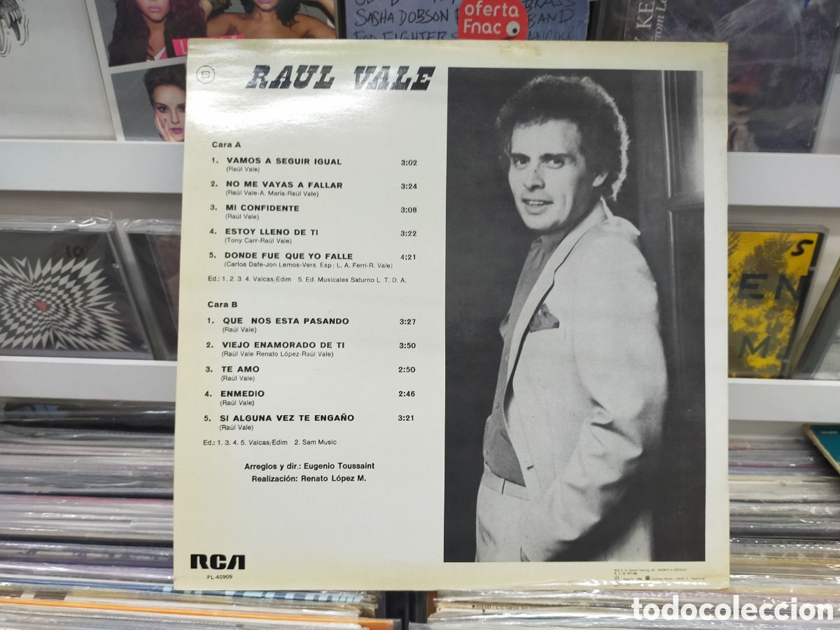 Discos de vinilo: Ra&uacute;l vale lp Espa&ntilde;a 1983 - Foto 2