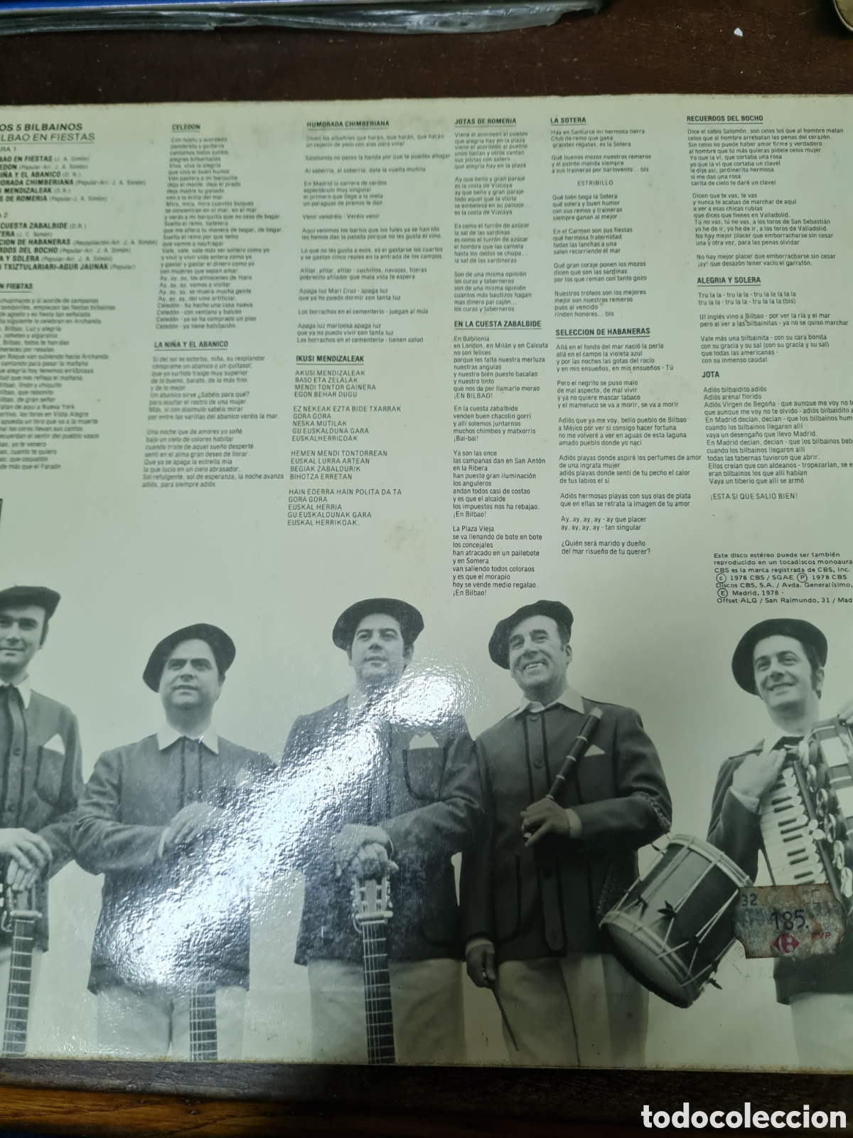 Discos de vinilo: 8 discos vinilo canciones Bilbainas - Foto 2
