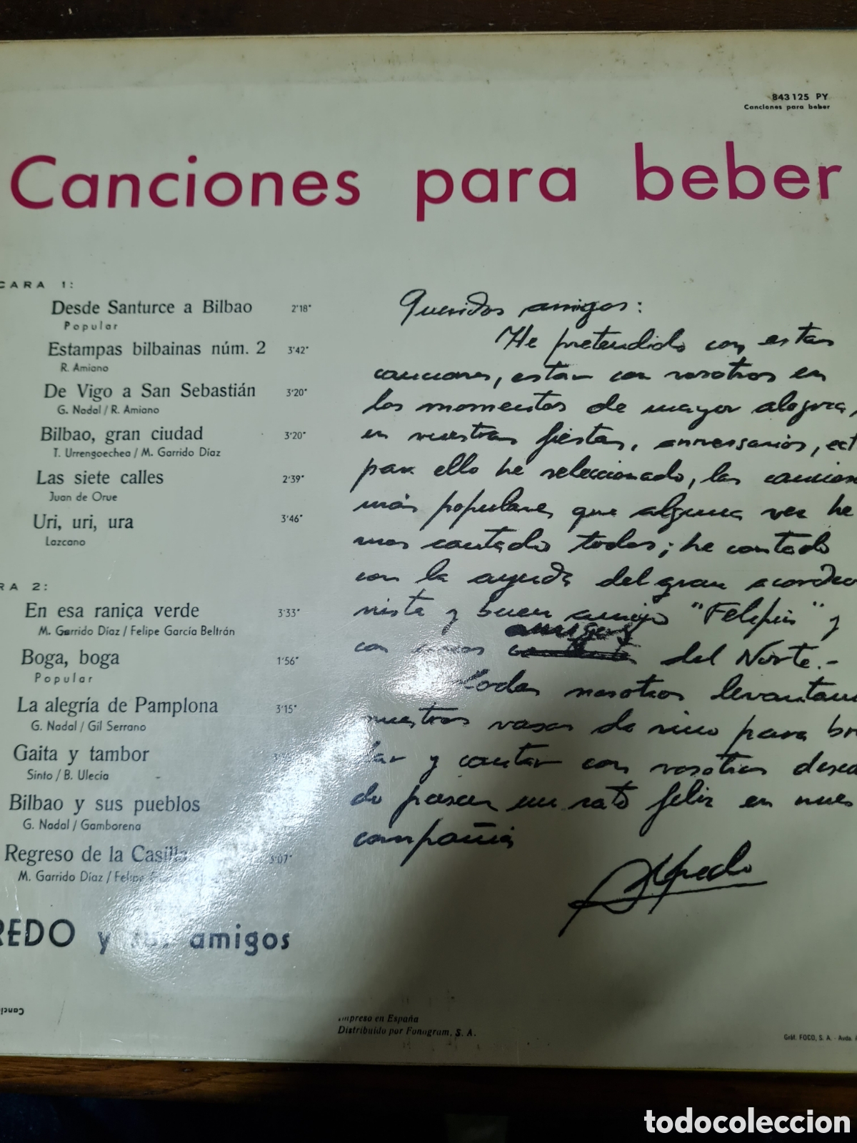 Discos de vinilo: 8 discos vinilo canciones Bilbainas - Foto 4