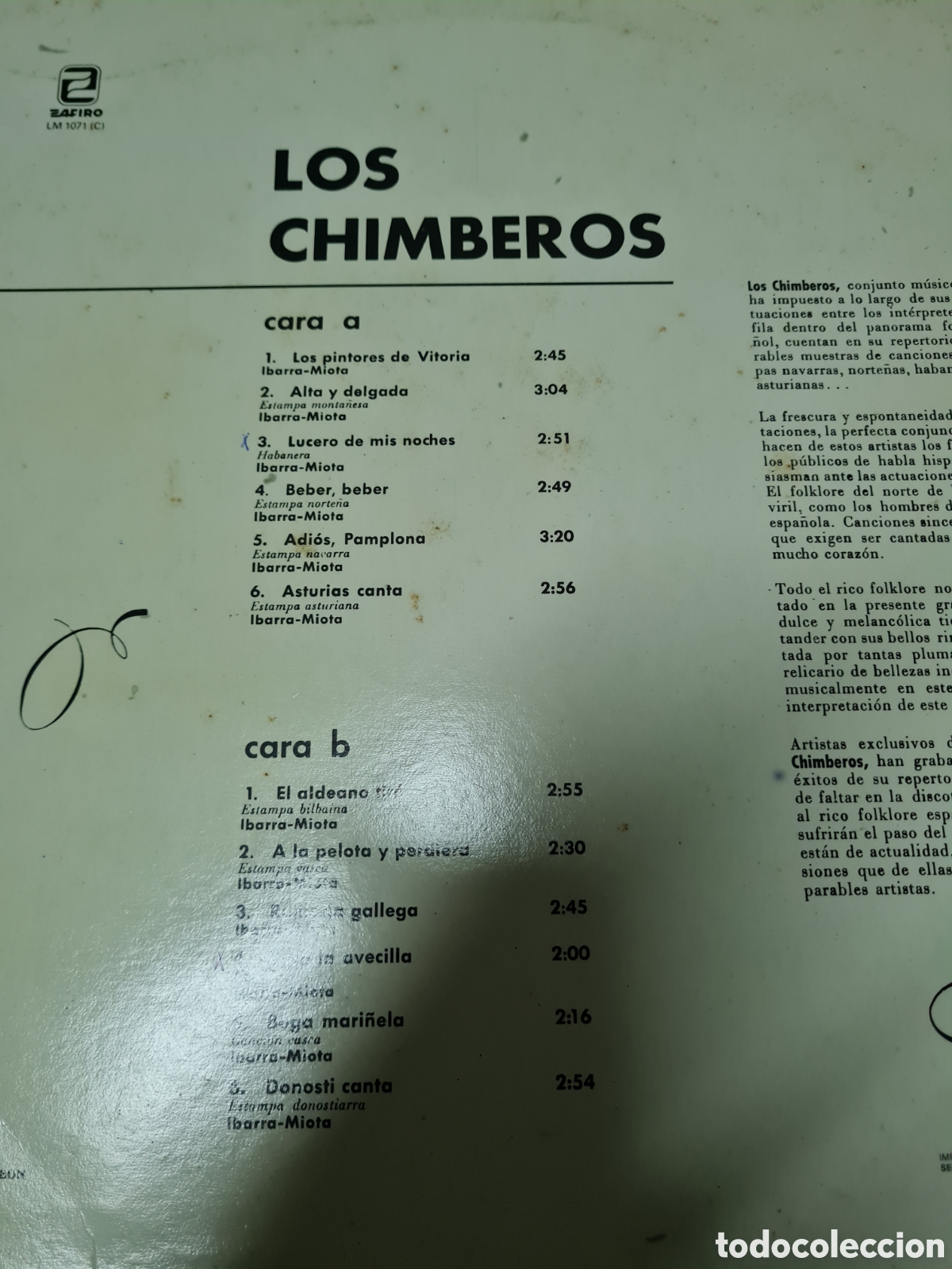 Discos de vinilo: 8 discos vinilo canciones Bilbainas - Foto 10