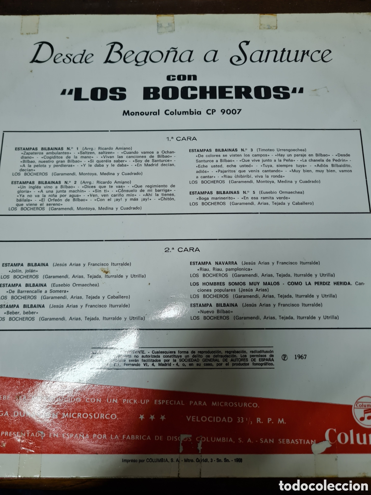 Discos de vinilo: 8 discos vinilo canciones Bilbainas - Foto 14