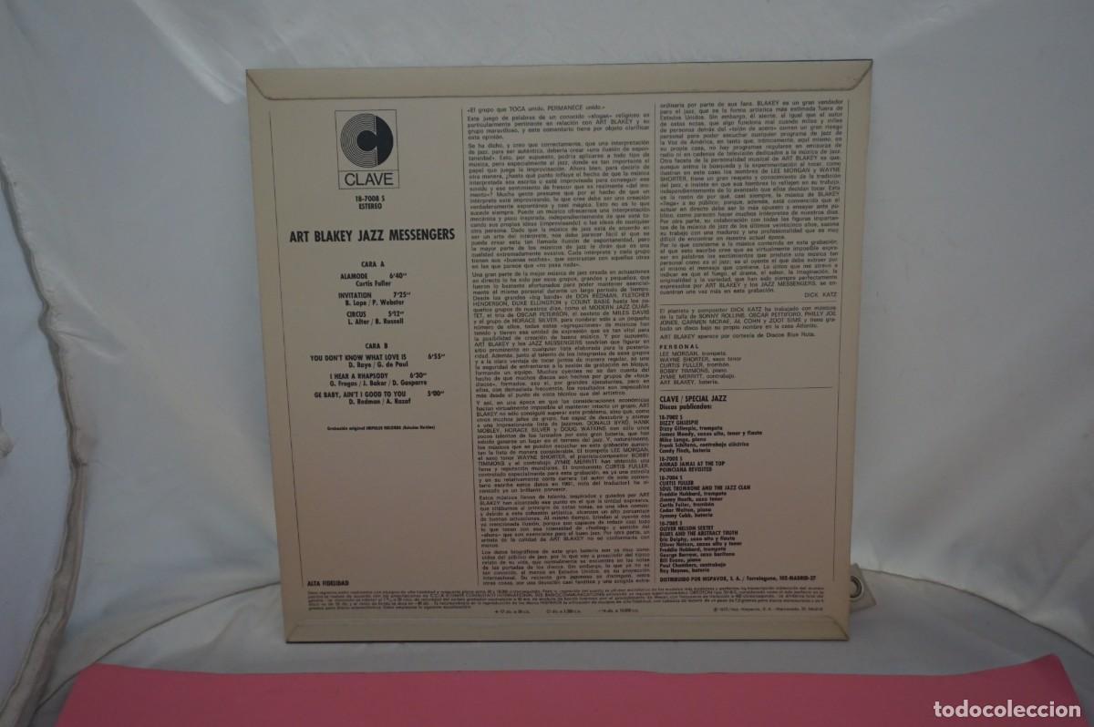 Discos de vinilo: LP - ART BLACKEY - JAZZ MESSENGERS -IMPULSE - Foto 3