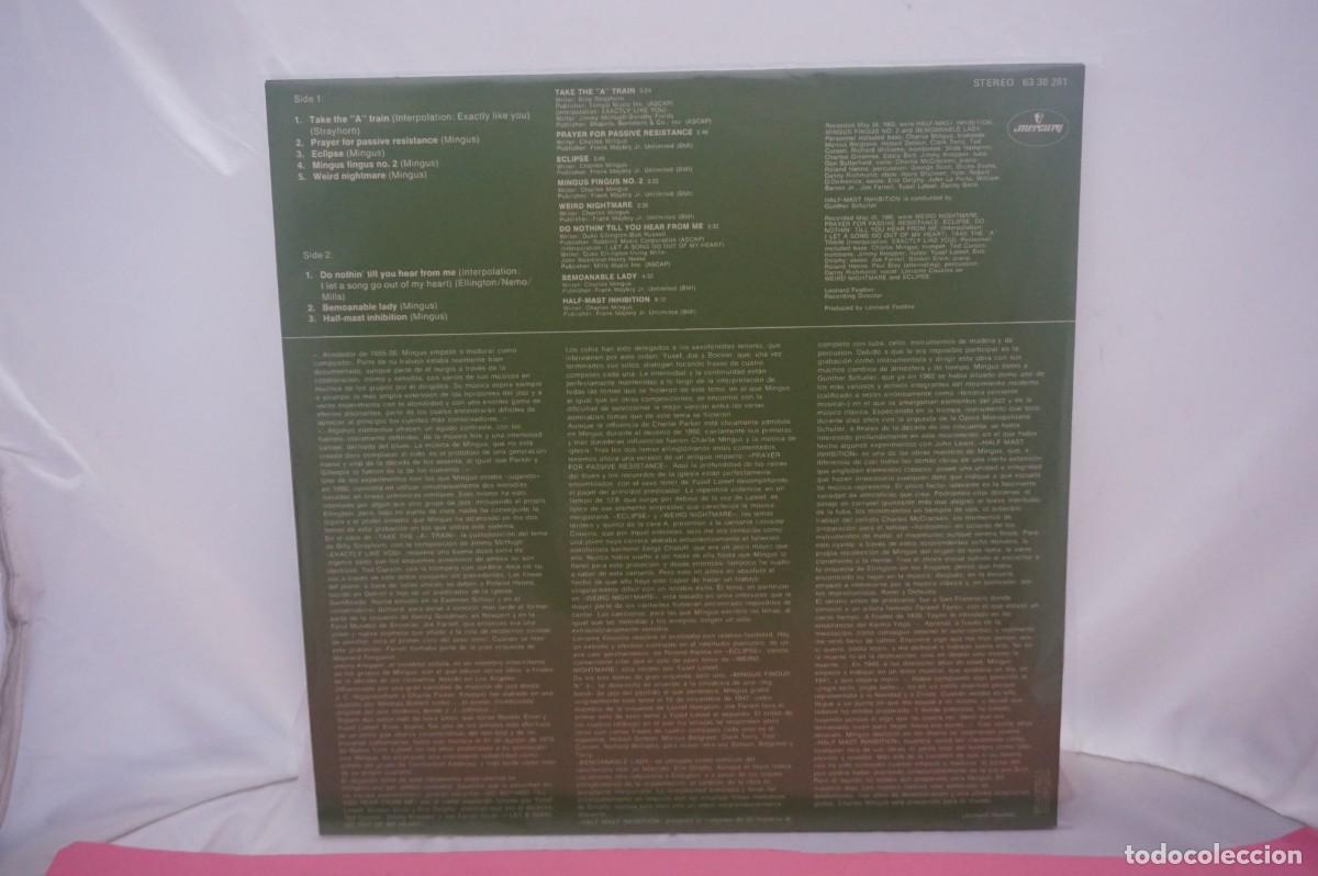Discos de vinilo: LP - CHARLIE MINGUS - PRE-BIRD - Foto 3