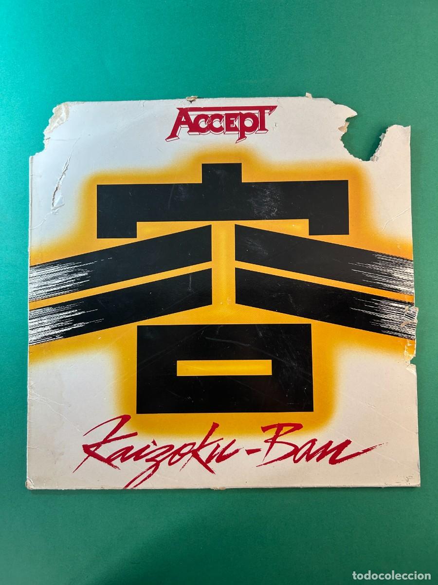 Discos de vinilo: ACCEPT - KAIZOKU-BAND - SPAIN 1989 - Foto 1