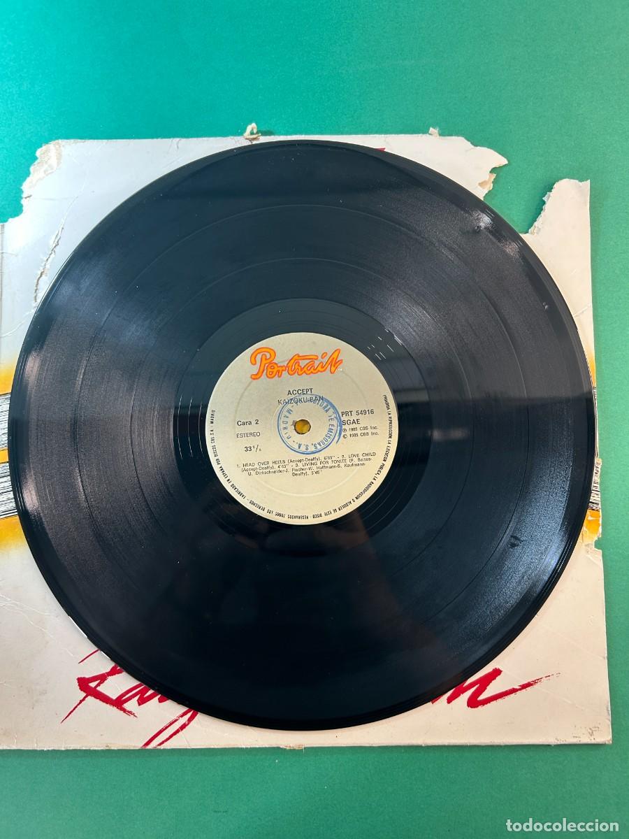 Discos de vinilo: ACCEPT - KAIZOKU-BAND - SPAIN 1989 - Foto 3