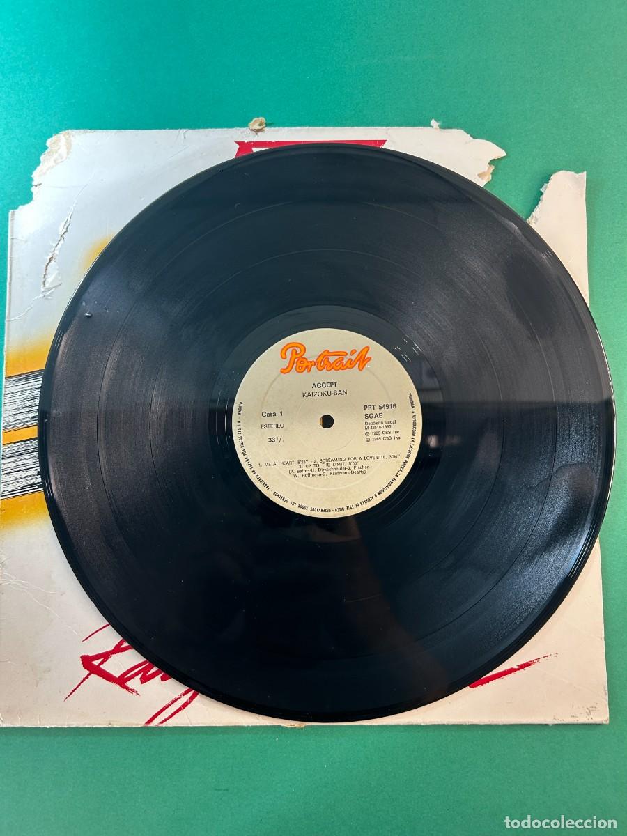 Discos de vinilo: ACCEPT - KAIZOKU-BAND - SPAIN 1989 - Foto 4