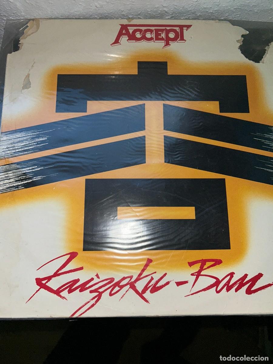 Discos de vinilo: ACCEPT - KAIZOKU-BAND - SPAIN 1989 - Foto 12