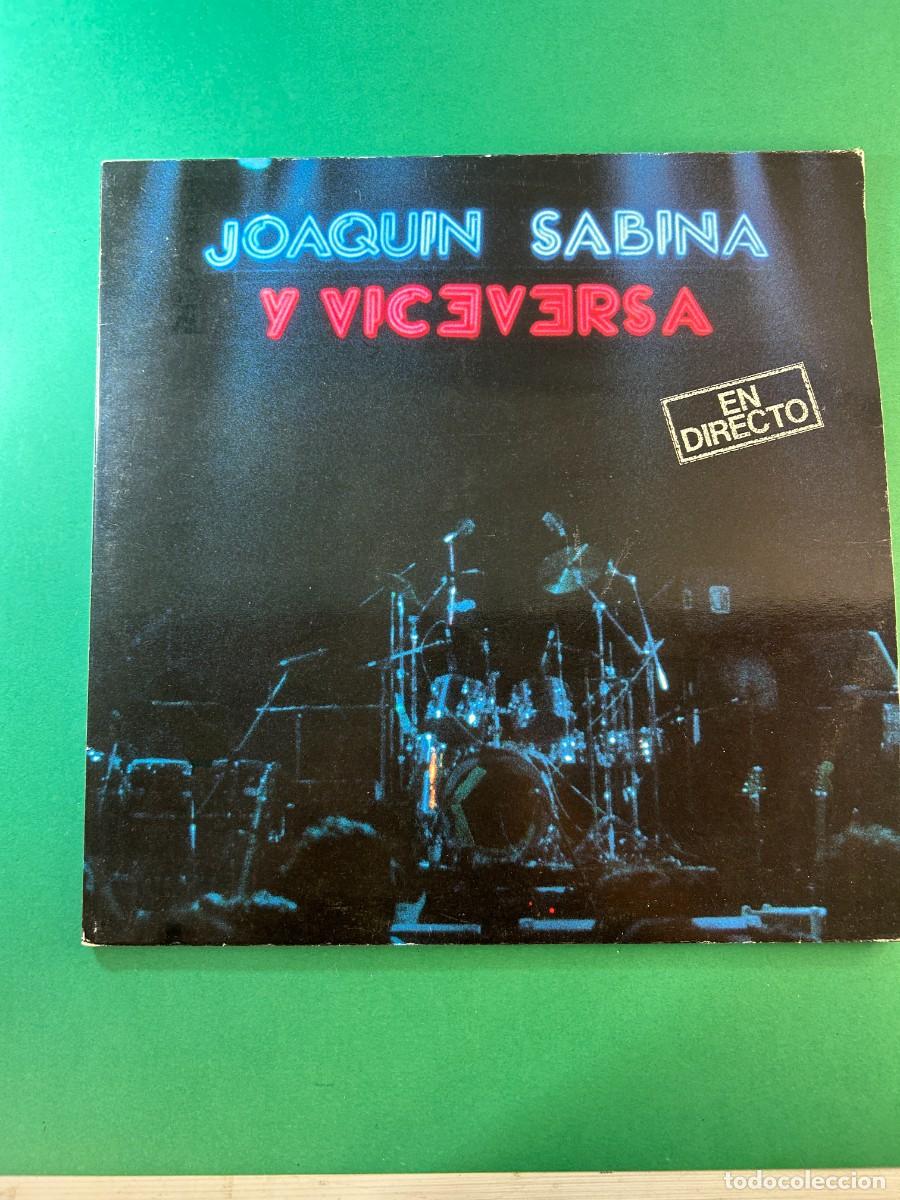 Discos de vinilo: JOAQUIN SABINA Y VICIVERSA EN DIRECTO - DOBLE LP - Foto 1