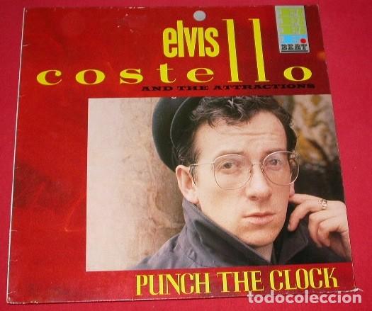 Discos de vinilo: Elvis Costello 33T Punch the Clock VG+ EX - Foto 1