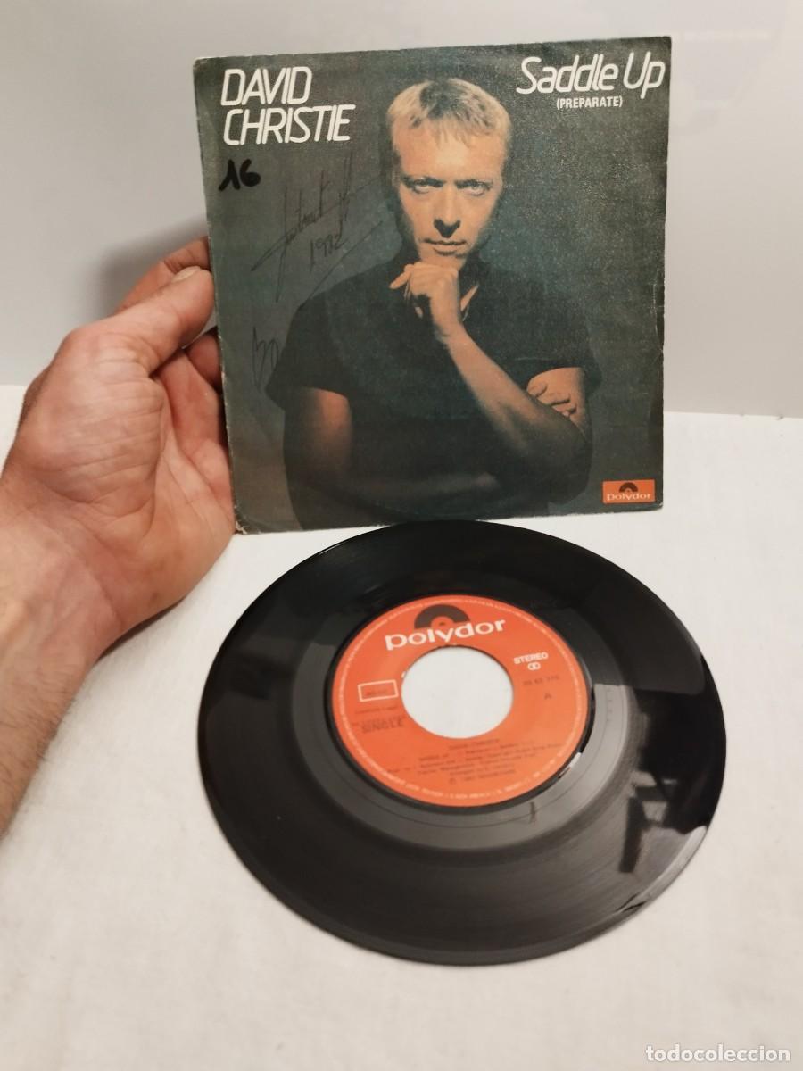 Discos de vinilo: DAVID CHRISTIE, Saddle Up. Single 7&rdquo;. - Foto 1