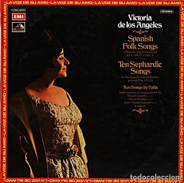 Discos de vinil: Victoria De Los Angeles, Garc&iacute;a Lorca ... &ndash; Spanish Folk Songs / Ten Sephardic Songs - Two Songs By