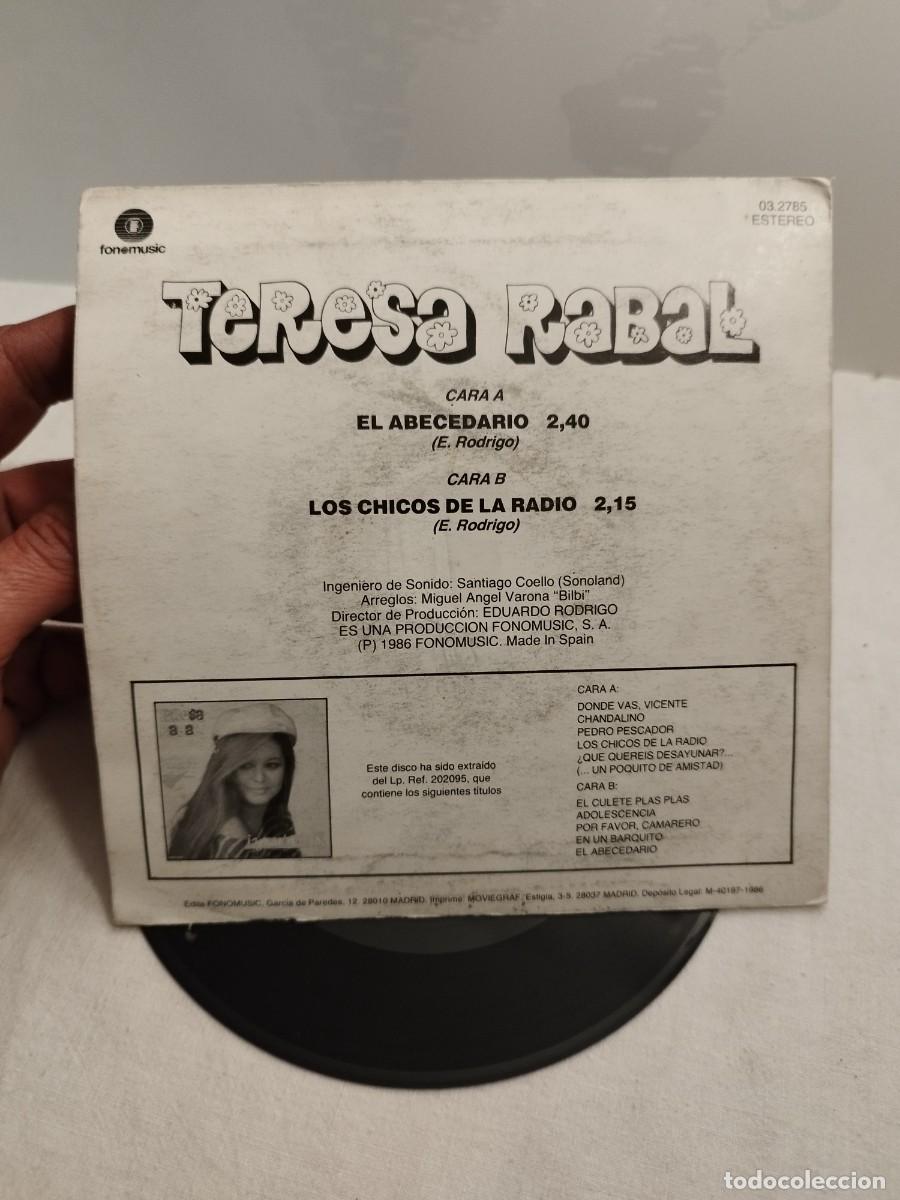 Discos de vinilo: Teresa Rabal, el abecedario. Single 7&rdquo;. - Foto 3