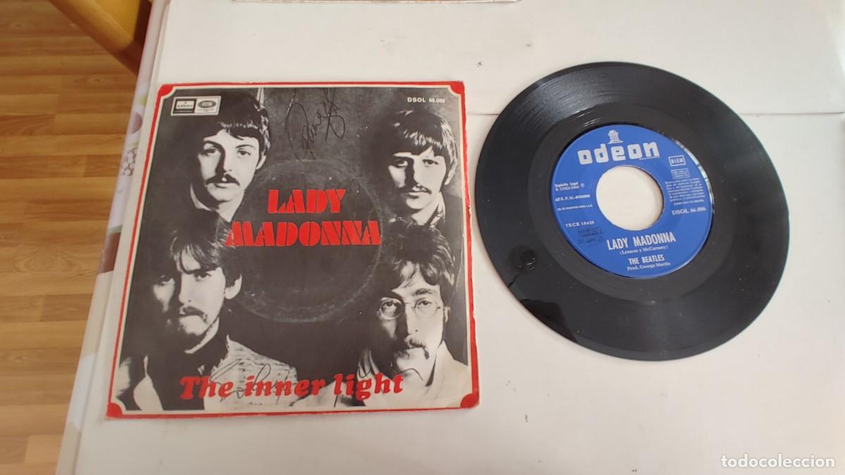 Discos de vinilo: THE BEATLES-SINGLE LADY MADONNA - Foto 1