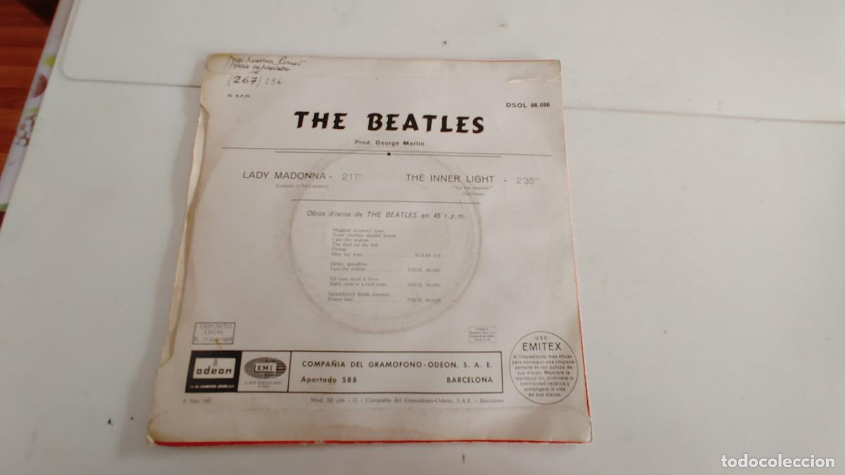 Discos de vinilo: THE BEATLES-SINGLE LADY MADONNA - Foto 2