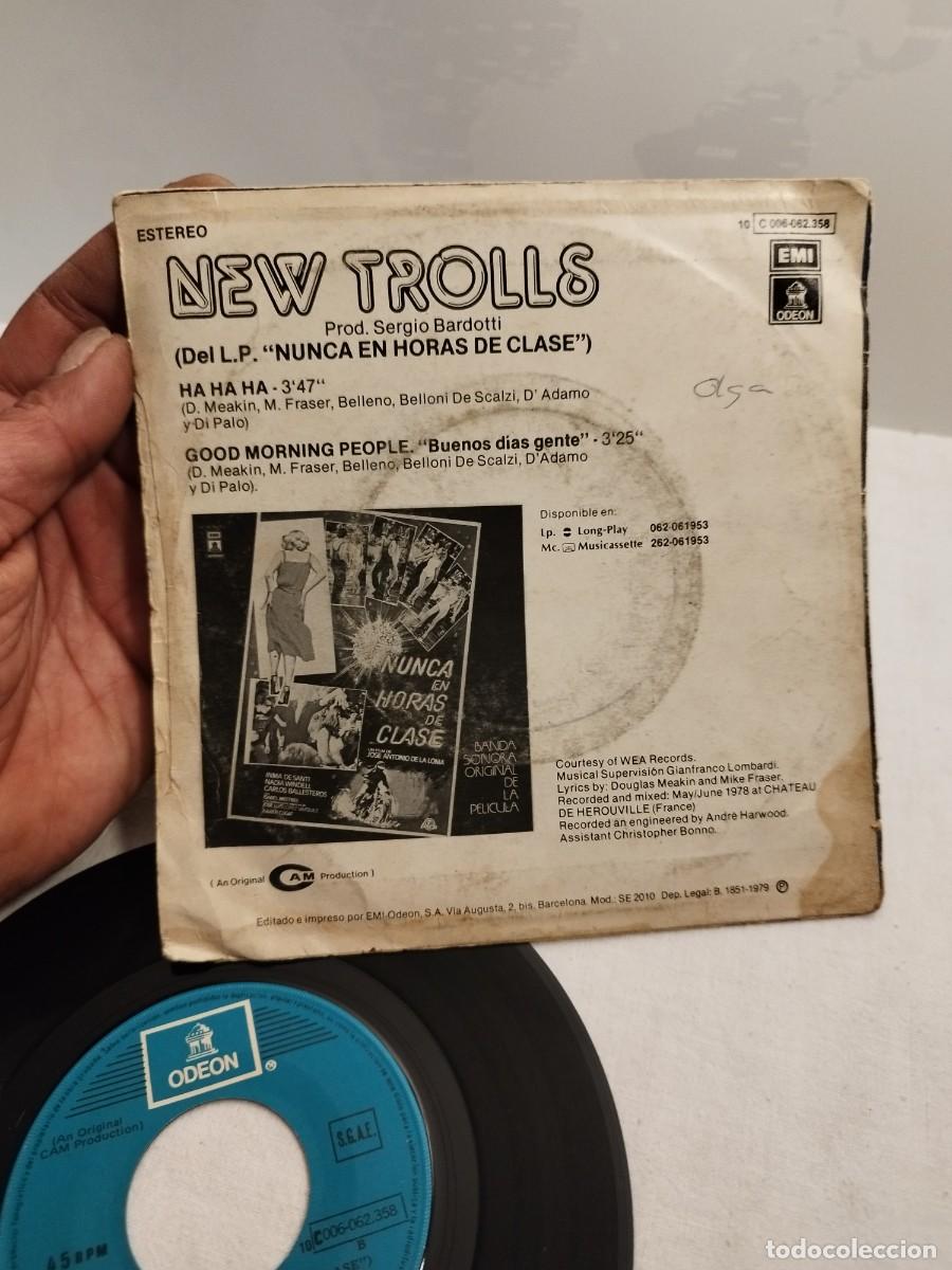 Discos de vinilo: New Trolls, Ha Ha Ha. Single 7&rdquo;. - Foto 3