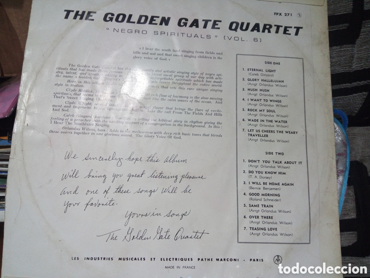Discos de vinilo: golden gate quartet vol.6 - Foto 2