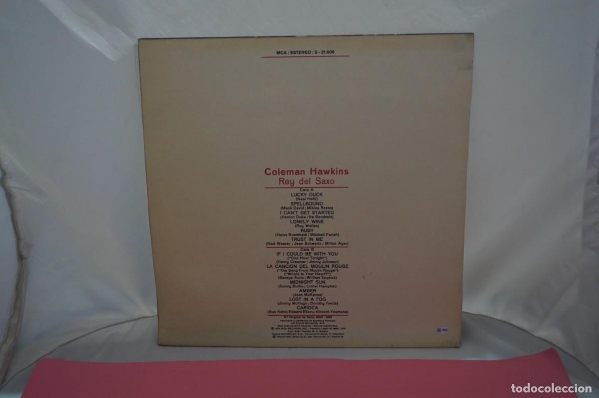 Discos de vinilo: LP - COLEMAN HAWKINS - REY DEL SAXO - Foto 3