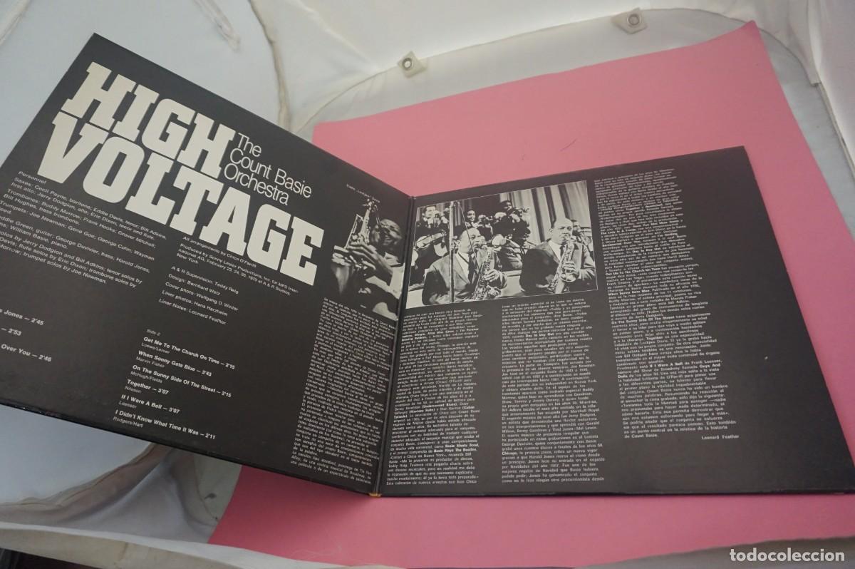 Discos de vinilo: LP - THE COUNT BASIE ORCHESTRA - HIGH VOLTAGE - Foto 2