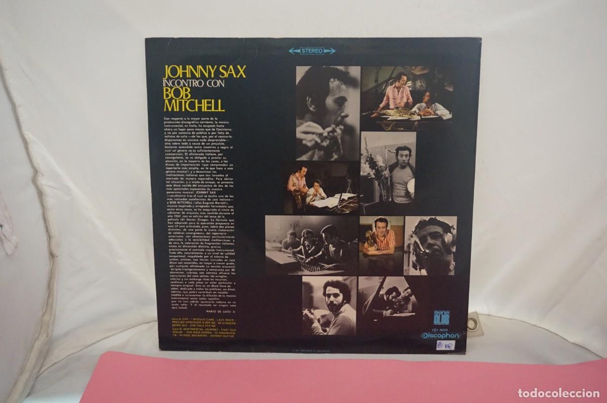 Discos de vinilo: LP - JOHNNY SAX INCONTRO CON BOB MITCHELL - Foto 3