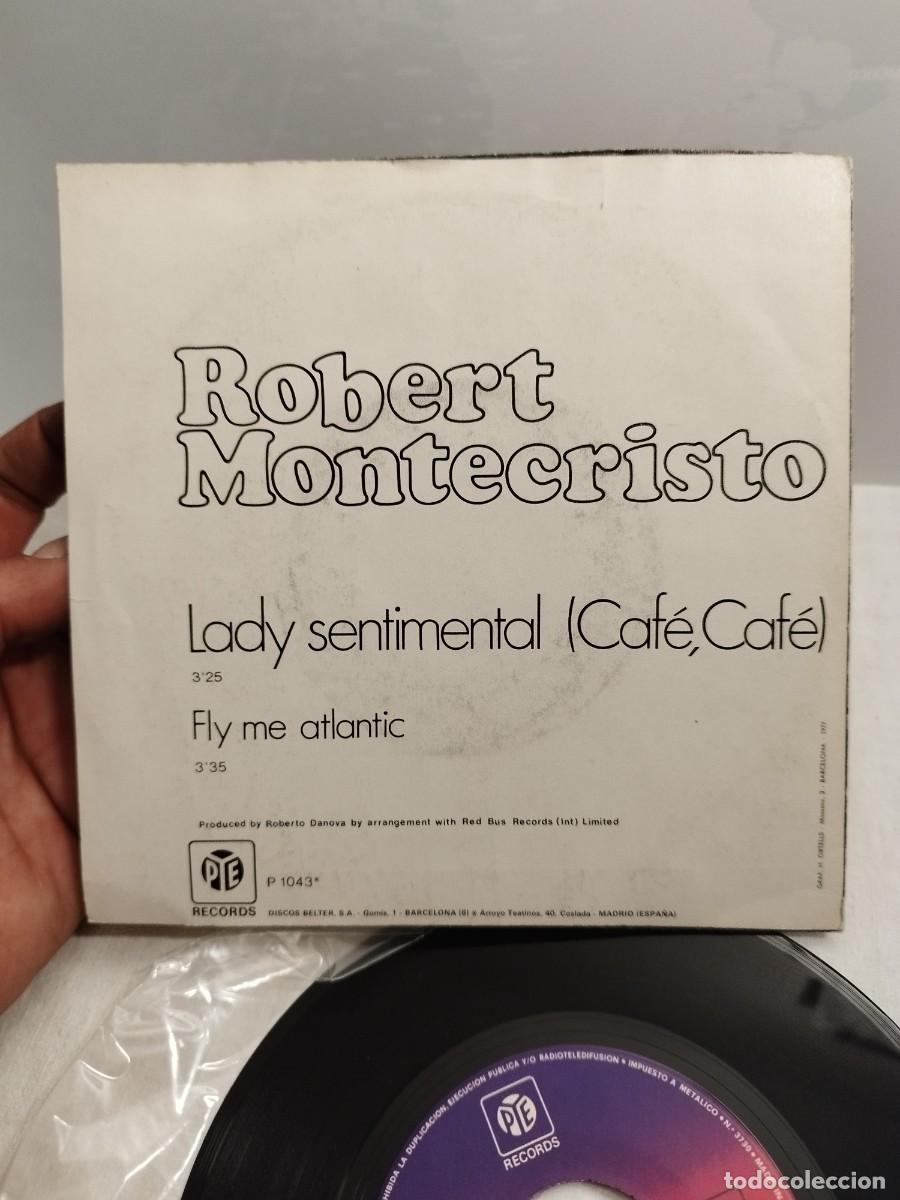 Discos de vinilo: Roberto Montecristo, LADY SENTIMENTAL CAFE, CAFE. 7&rdquo;. - Foto 3