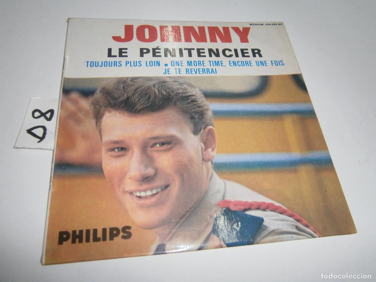 Discos de vinilo: ANTIGUO DISCO SINGLES VINILO - JOHNNY HALLYDAY - Foto 1