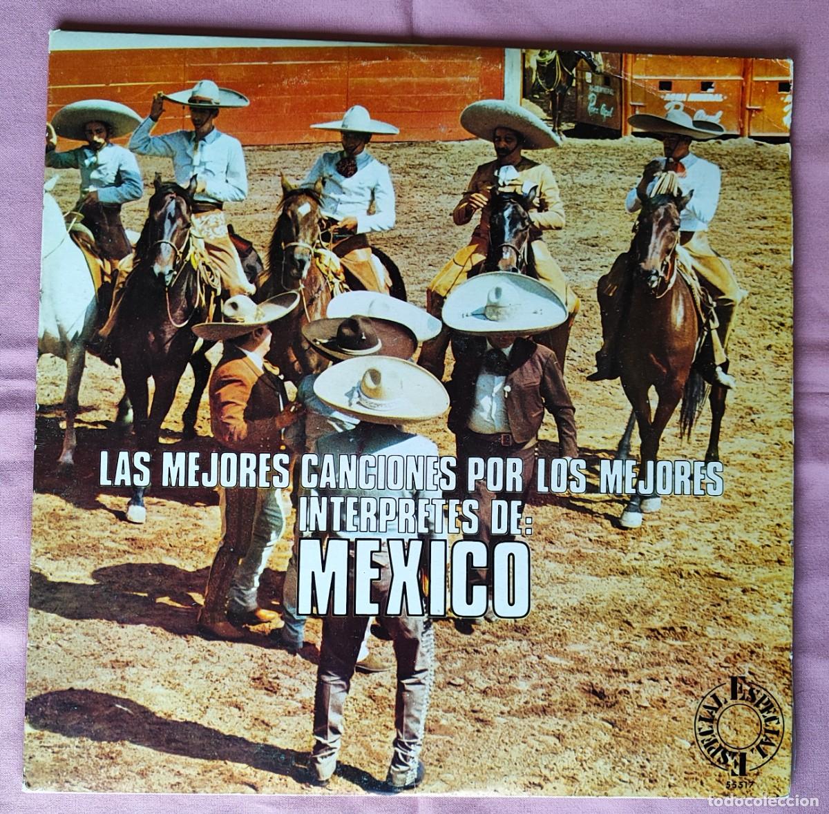Disques de vinyle: LAS MEJORES CANCIONES POR LOS MEJORES INT&Eacute;RPRETES DE M&Eacute;XICO (2 LP&acute;S).