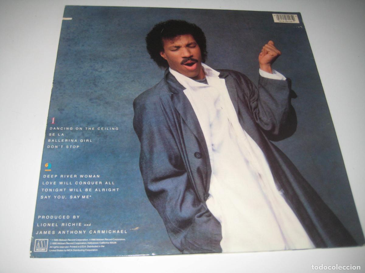 Discos de vinilo: Lionel Richie - Dancing on the ceiling LP - Foto 2