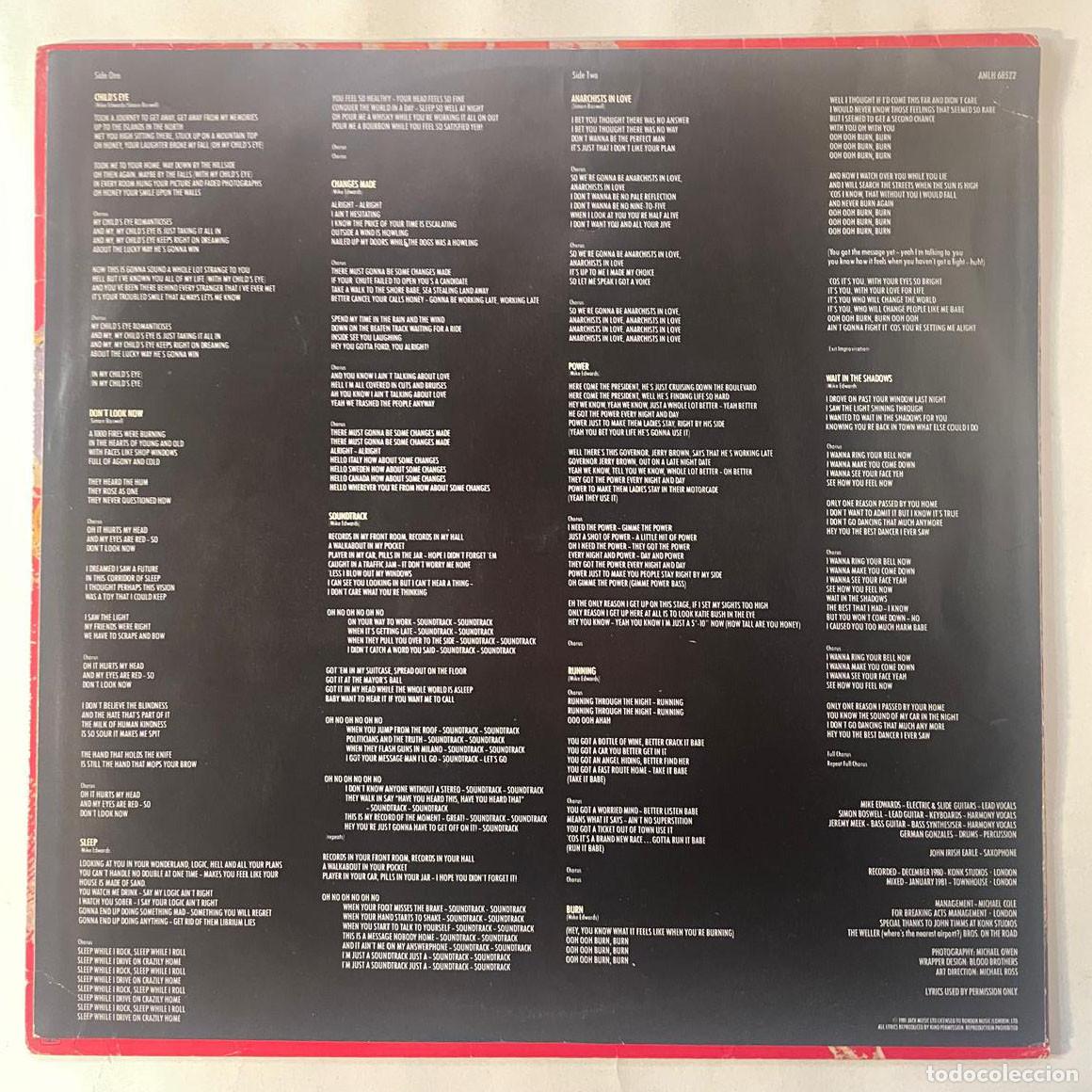 Discos de vinilo: LIVE WIRE / CHANGES MADE / LP A&M RECORDS 1981 / UK - Foto 3