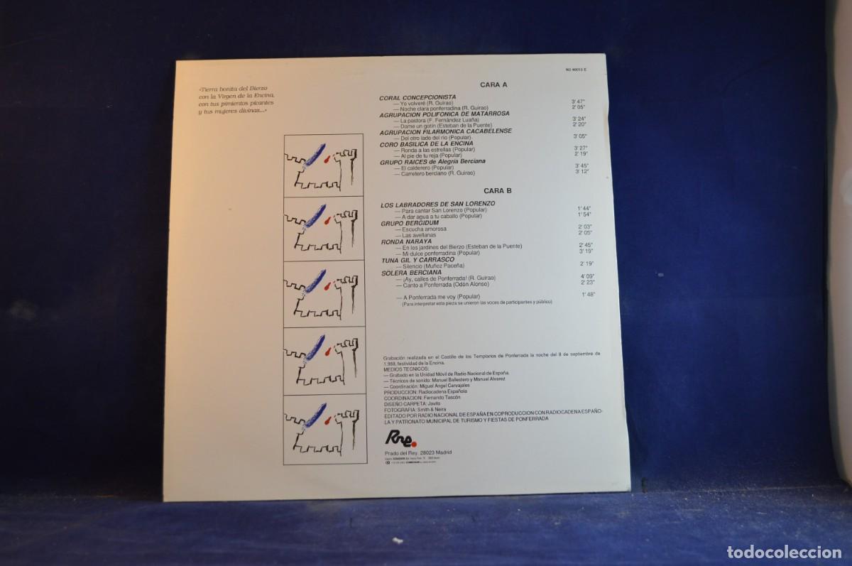 Discos de vinilo: VARIOUS &ndash; HOMENAJE A LA CANCI&Oacute;N BERCIANA - LP - Foto 2