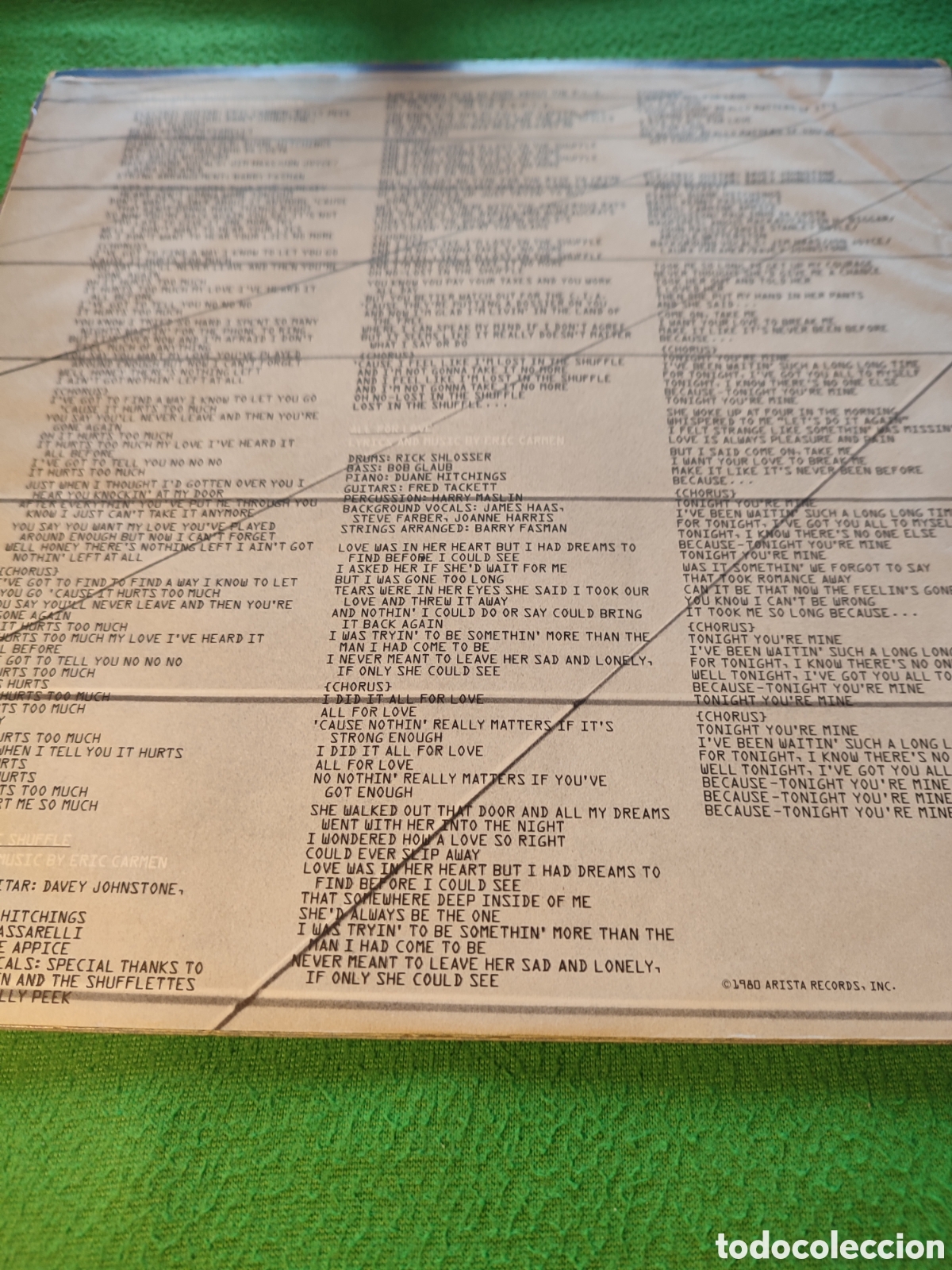 Discos de vinilo: Eric Carmen - Tonight youre mine - Foto 2
