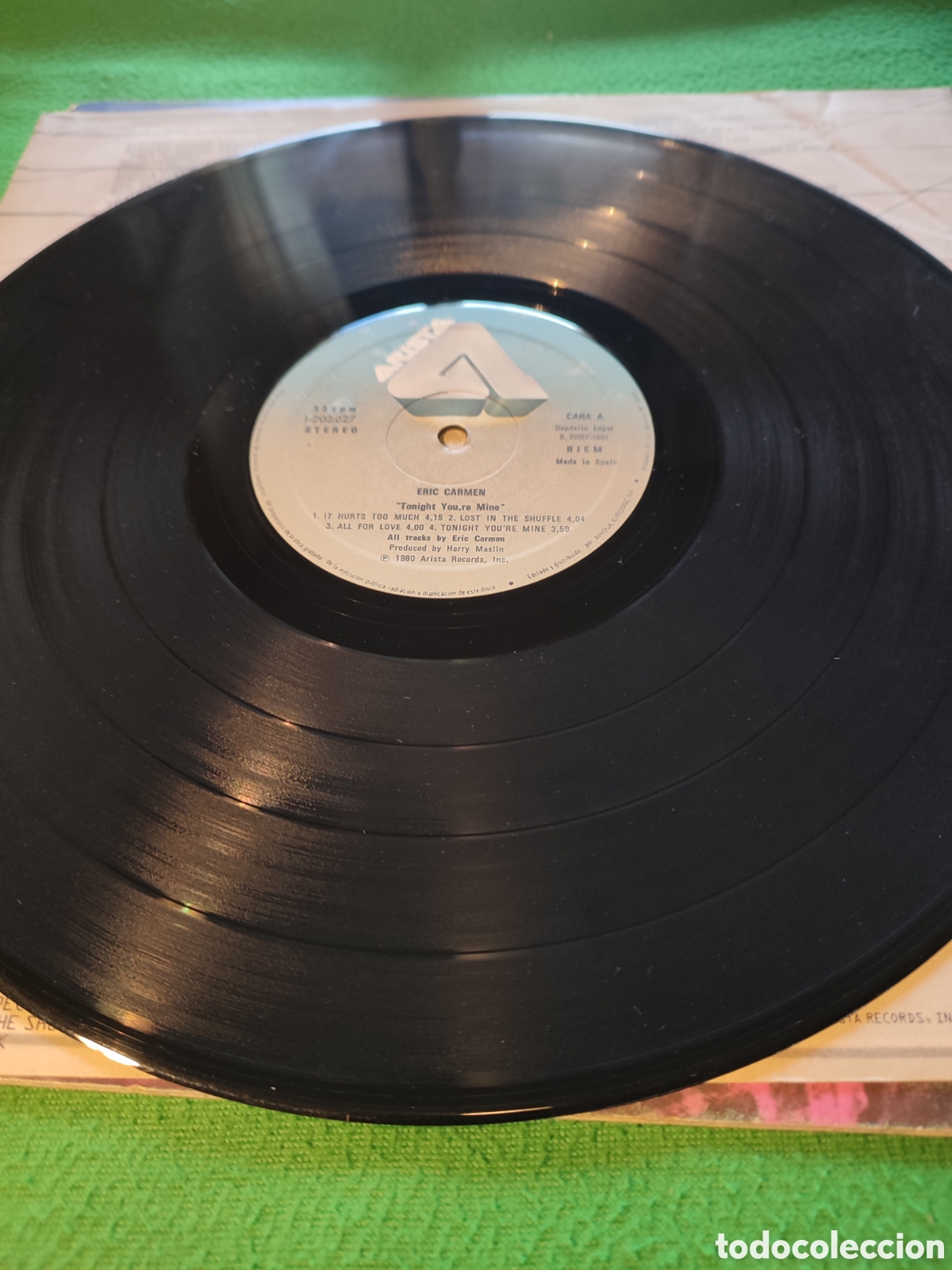 Discos de vinilo: Eric Carmen - Tonight youre mine - Foto 3