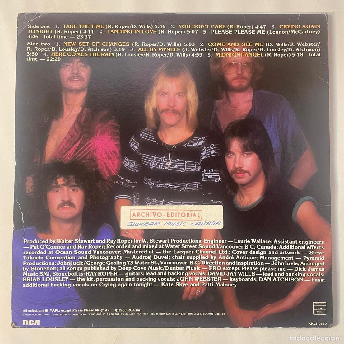 Discos de vinilo: STONEBOLT / NEW SET OF CHANGES / LP RCA 1982 / CANADA - Foto 2