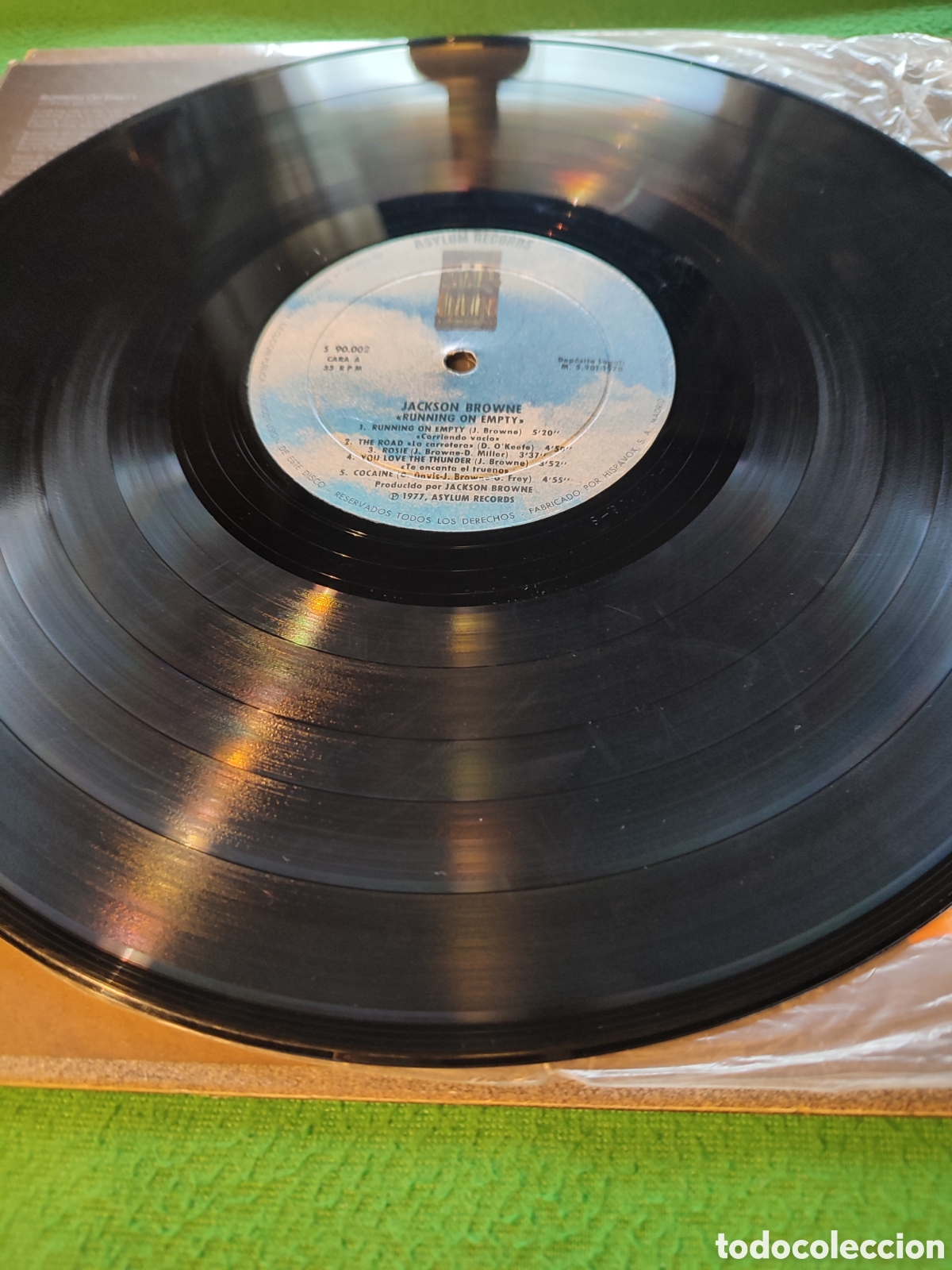 Discos de vinilo: Jackson Browne - Running on empty - Foto 3