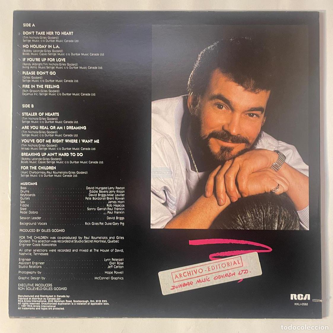 Discos de vinilo: RONNIE PROPHET / RONNIE PROPHET / LP RCA 1987 / CANADA - Foto 2